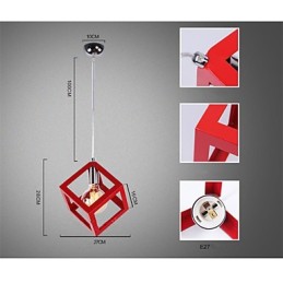 伝統的なクラシックなミニスタイルのペイントメタルシャンデリア