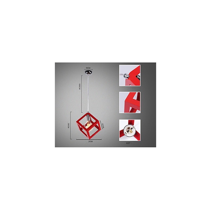 伝統的なクラシックなミニスタイルのペイントメタルシャンデリア