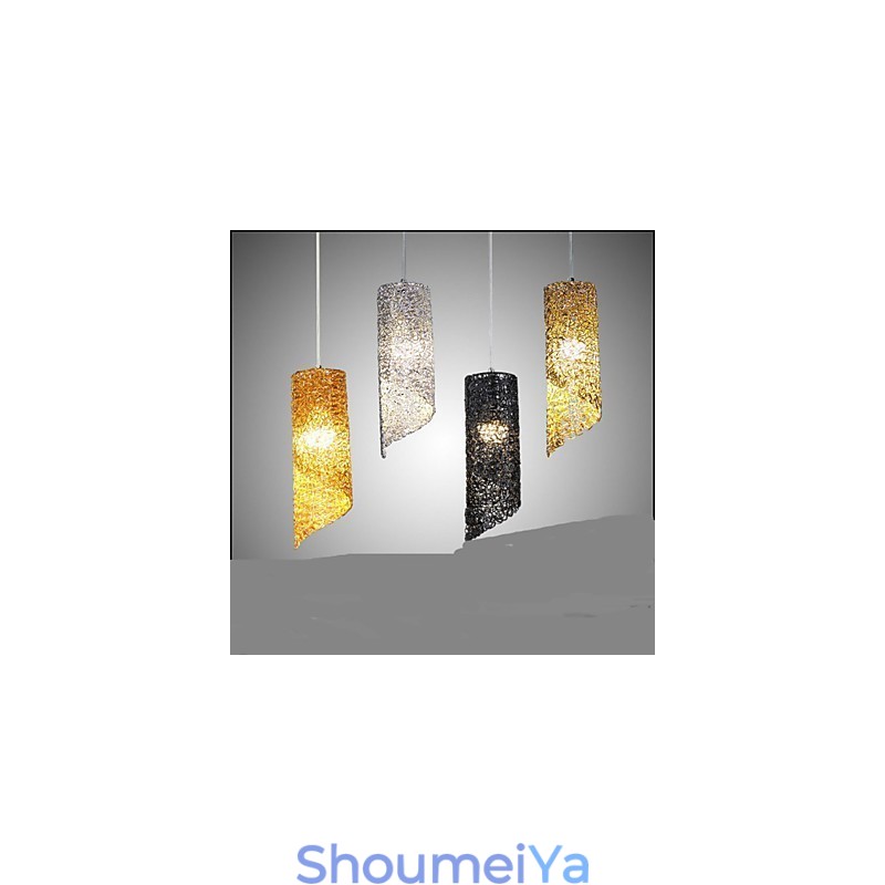シングルヘッド円筒形丸型長アルミシリンダークリエイティブランプ