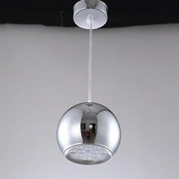 モダンで現代的なグローブ電気メッキメタルペンダントライト