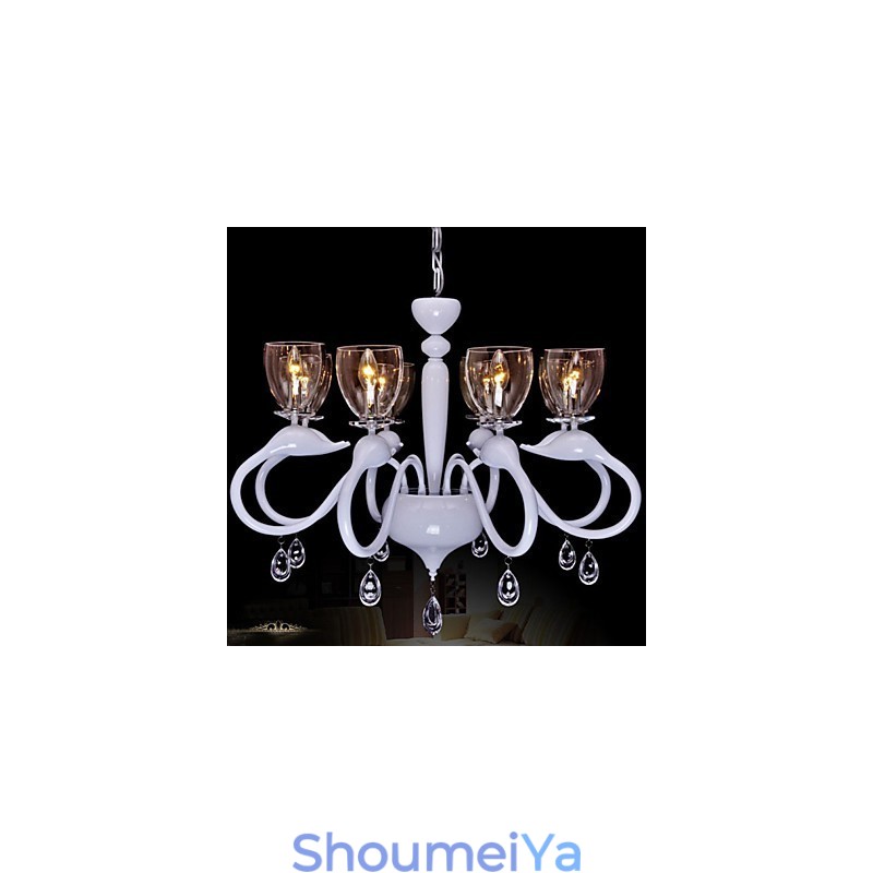 ヨーロピアンスタイルのクリスタルドロップライト個性的なクリエイティブスワン