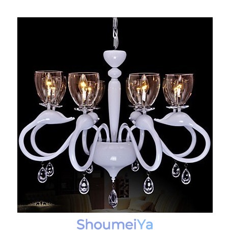 ヨーロピアンスタイルのクリスタルドロップライト個性的なクリエイティブスワン