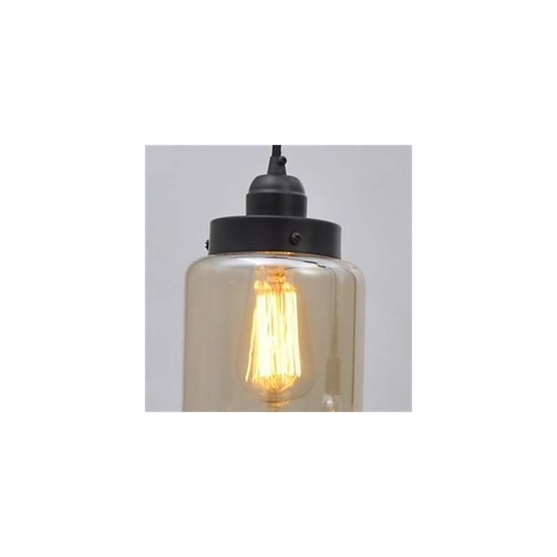 アメリカンレトロミニマリストシングルガラスシャンデリア