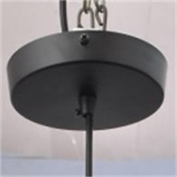 アメリカンレトロミニマリストシングルガラスシャンデリア