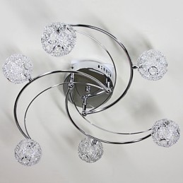 モダンコンテンポラリー電気メッキフラッシュマウント