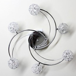 モダンコンテンポラリー電気メッキフラッシュマウント
