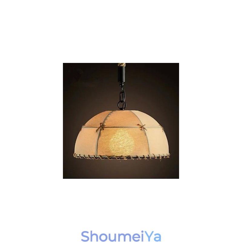 A Brief Vogue Lights 半円型麻ロープシャンデリア A Brief Vogue Lights 半円型麻ロープシャンデリア