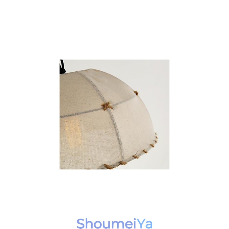 A Brief Vogue Lights 半円型麻ロープシャンデリア