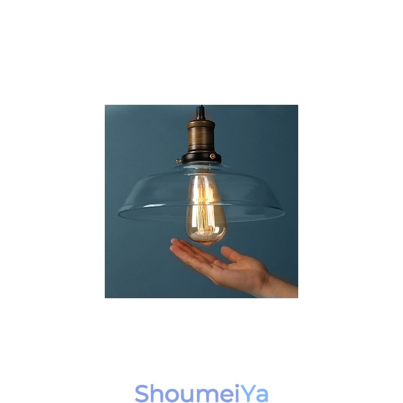 モダンなガラスペンダントライト シンプルなペンダントランプ カフェペンダントランプ