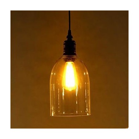 契約されたアメリカのカントリー大型クリスタルクロックドロップライト古代の方法を復元