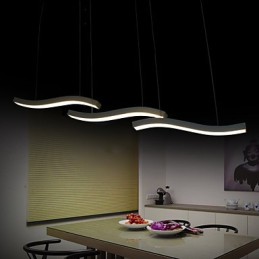 波型デザインファッションシンプルアクリルペンダントライト