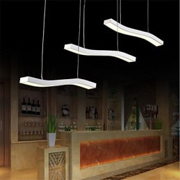 波型デザインファッションシンプルアクリルペンダントライト