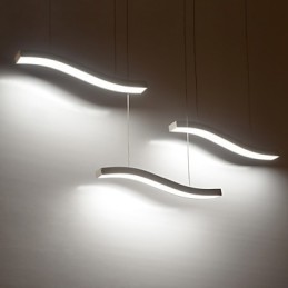 波型デザインファッションシンプルアクリルペンダントライト