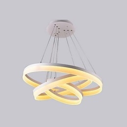 人気商品 ホワイトカラー アクリル モダン ハンギング ライト 130W