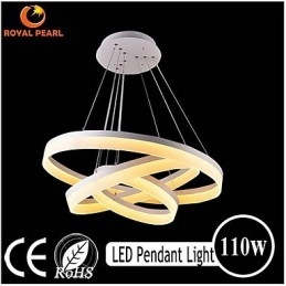 人気商品 ホワイトカラー アクリル モダン ハンギング ライト 130W