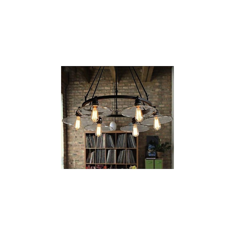 伝統的クラシックヴィンテージレトロランタンカントリーミニスタイルペインティングメタルペンダントライトダイニング