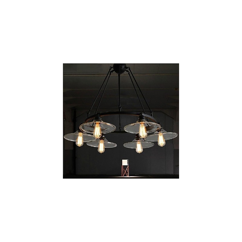 伝統的クラシックヴィンテージレトロランタンカントリーミニスタイルペインティングメタルペンダントライトダイニング