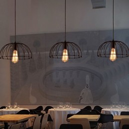 レトロデザイナーメタルペンダントライト