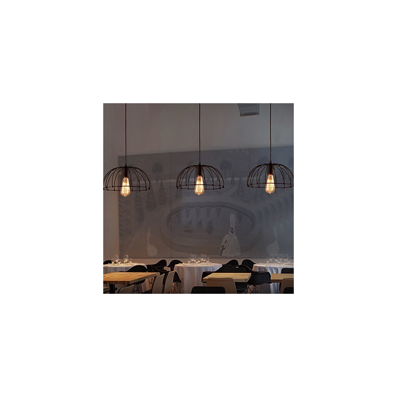 レトロデザイナーメタルペンダントライト