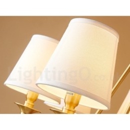 純真鍮製ラウンドシャンデリアペンダントライト 伝統的クラシック