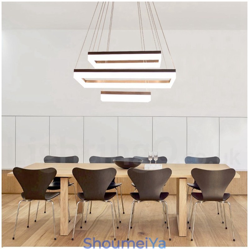 Wi-Fi スマート調光機能付き 3 段モダン コンテンポラリー スタイル ホーム ペンダント ライト