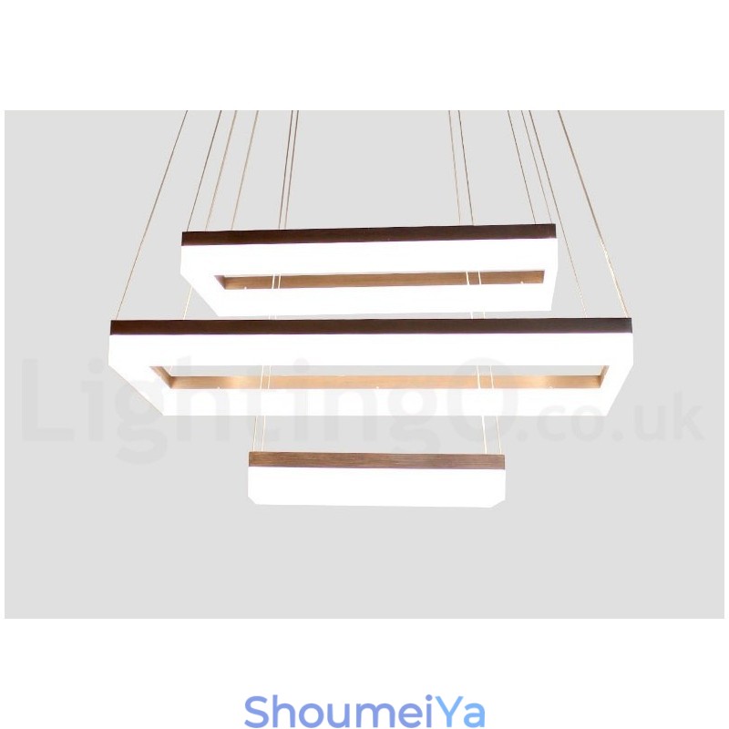 Wi-Fi スマート調光機能付き 3 段モダン コンテンポラリー スタイル ホーム ペンダント ライト