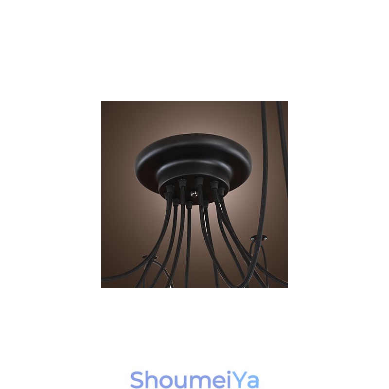 シャンデリア ヴィンテージデザイン 電球付き リビング 10 灯 ペンダントライト