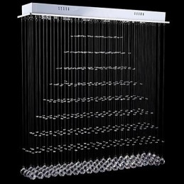モダン コンテンポラリー トラディショナル クラシック 素朴 ロッジ ヴィンテージ カントリー アイランド クリスタル 電気メッキ メタル ペンダント ライト