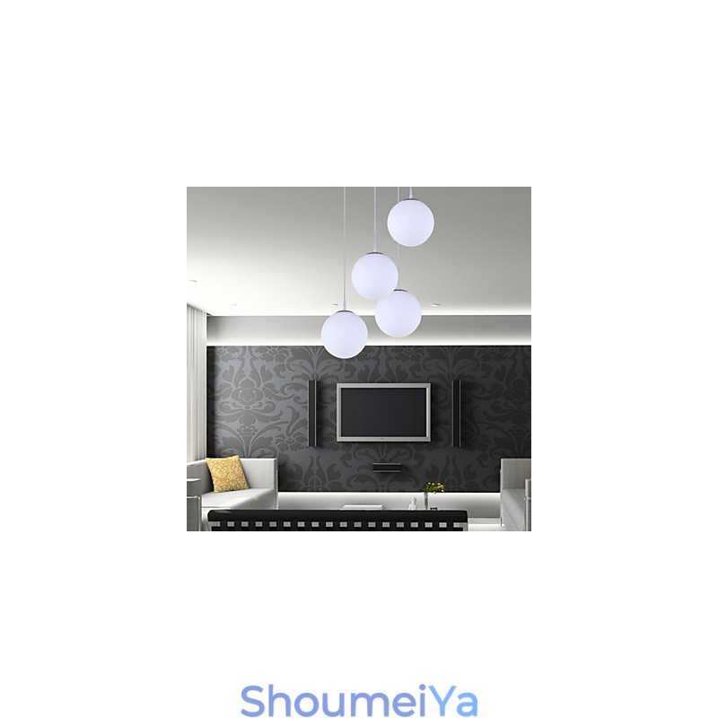 1灯コンテンポラリーガラスペンダントライト