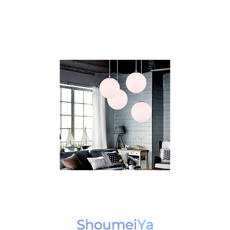 1灯コンテンポラリーガラスペンダントライト