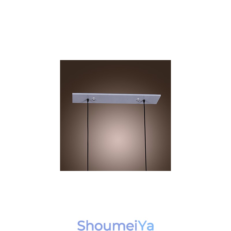 透明なボトルデザインの2つのライトを備えたモダンなガラスペンダントライト