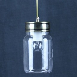 カントリー電気メッキガラスペンダントライトガレージ