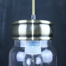 カントリー電気メッキガラスペンダントライトガレージ
