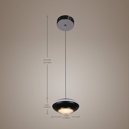 9W モダン フライングソーサー デザイン 高品質 ペンダント ライト カフェ