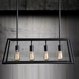 ラスティックロッジミニスタイル電気メッキメタルシャンデリア