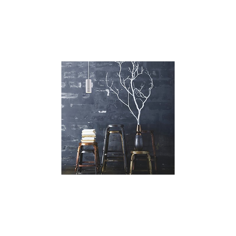 GE 05032 8W 136mm 1灯ミニペンダントライト パウダーホワイト アルミニウム