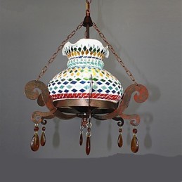 1人掛けの田園風インダストリアルアートシングルヴィンテージシャンデリア