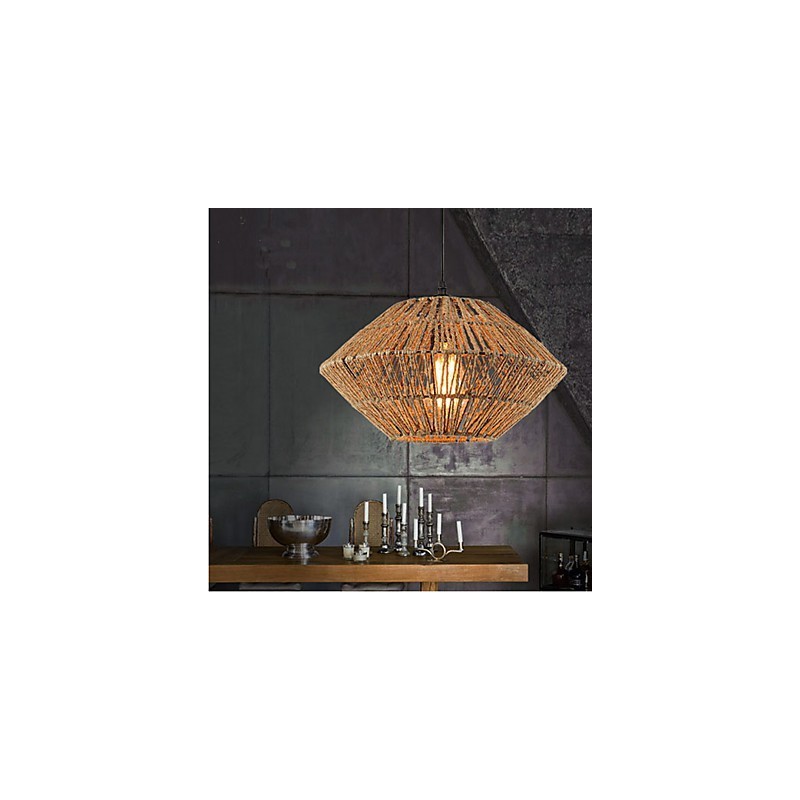 アメリカンジュの手編みロープシャンデリア