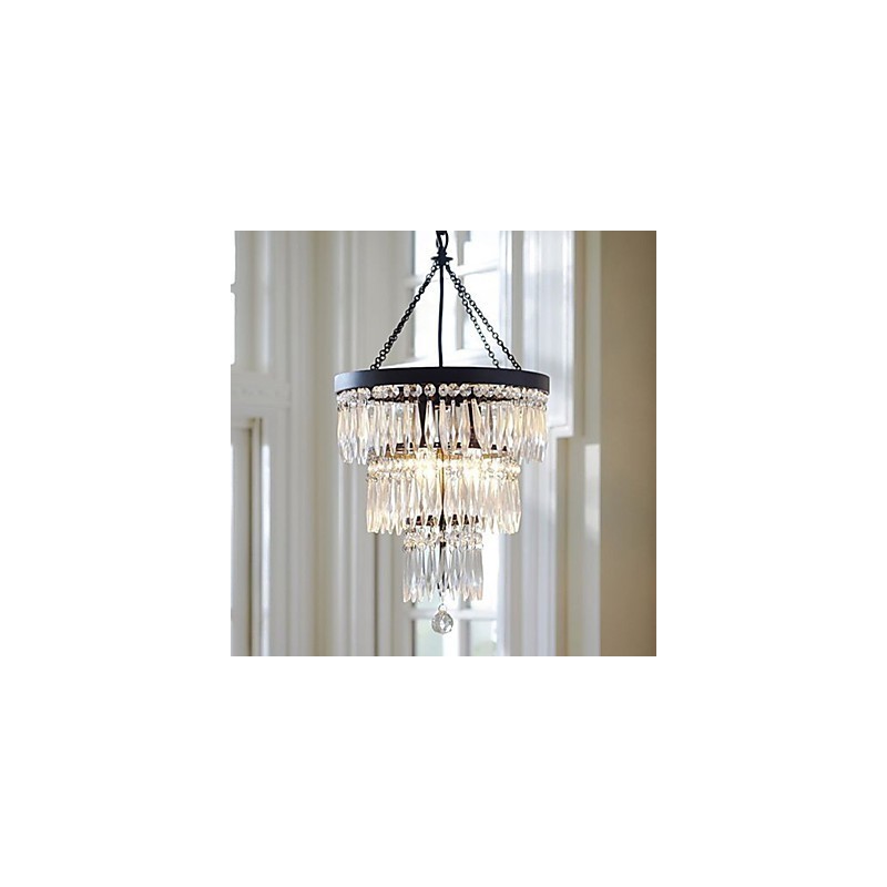 ペンダント 3 ライト モダン エレガント メタル クリスタル ペインティング