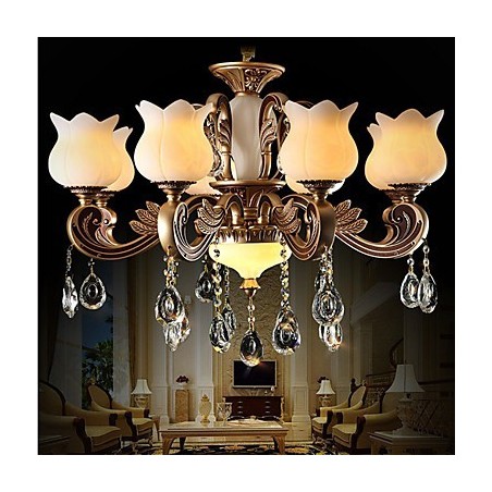 ヨーロッパのクリスタルペンダントランプと豪華なランプ