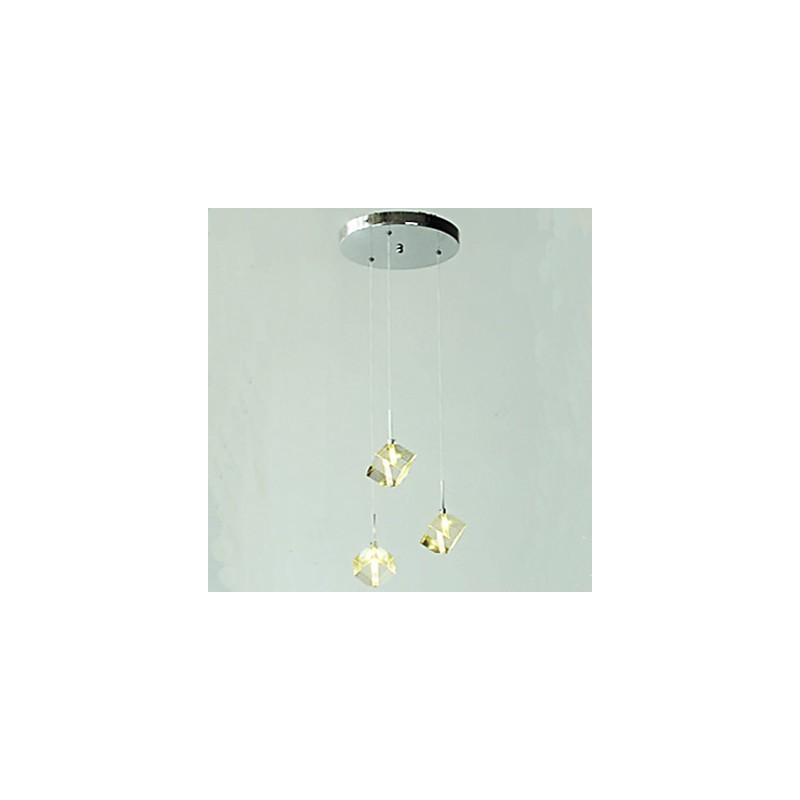 ファッションクリスタルランプ 3ヘッドクリスタルペンダント