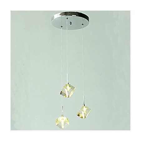 ファッションクリスタルランプ 3ヘッドクリスタルペンダント