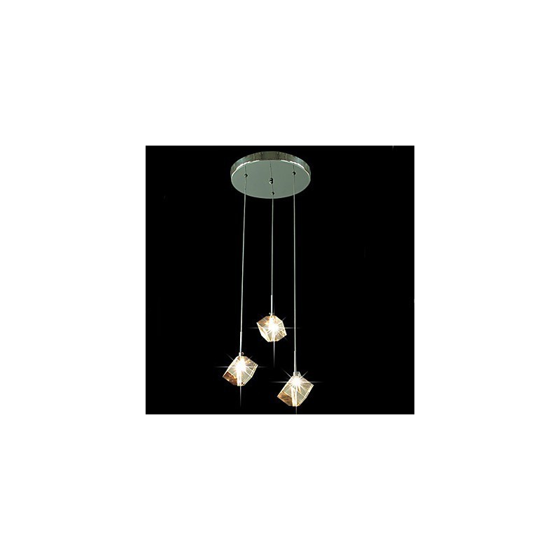 ファッションクリスタルランプ 3ヘッドクリスタルペンダント