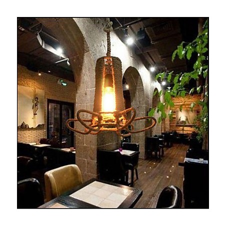 北米タイプ 田舎風 産業用 麻 レトロ 錬鉄 シャンデリア