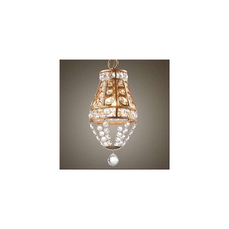 アメリカンカントリークリスタルシャンデリアレトロポーチアートシャンデリア