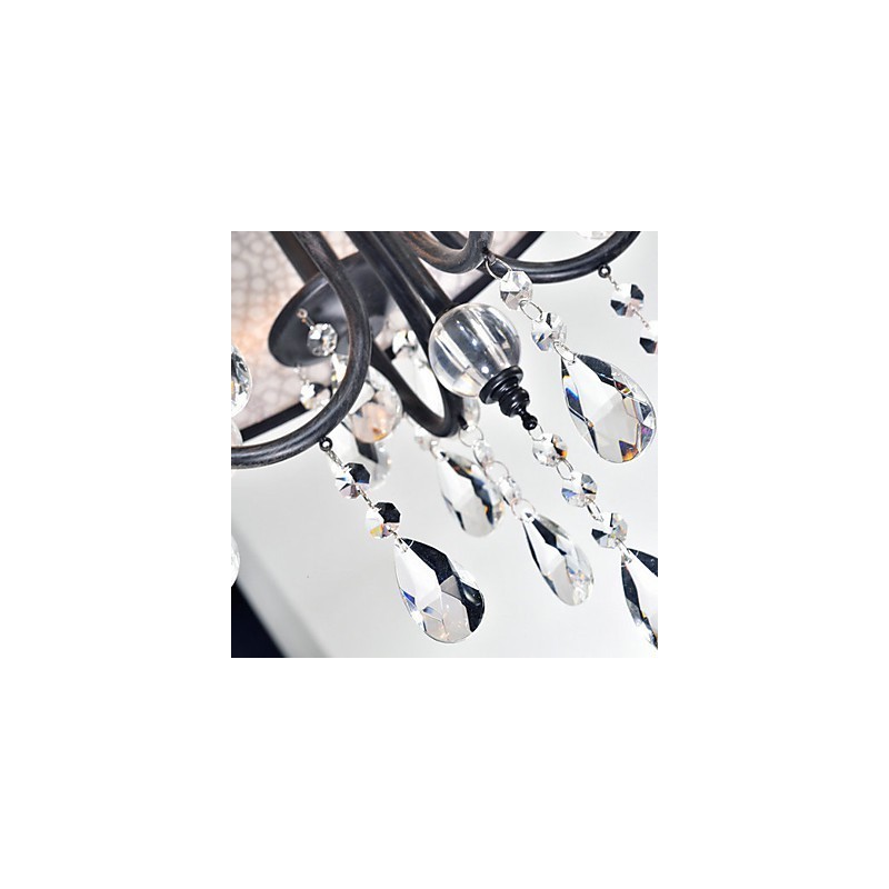 伝統的なクラシッククリスタルペインティングメタルシャンデリア