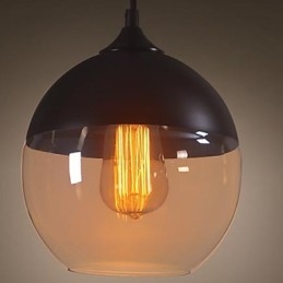 WestMenLights モダン ヴィンテージ ガラス 天井ペンダントライト 直径200mm