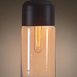 WestMenLights エレガントなボトルシェード DIY 天井ランプ ガラス ペンダント照明 エジソン電球 ホーム