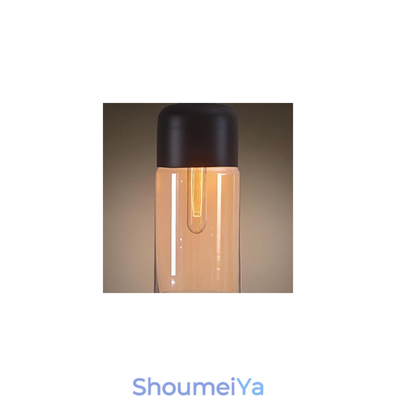 WestMenLights エレガントなボトルシェード DIY 天井ランプ ガラス ペンダント照明 エジソン電球 ホーム