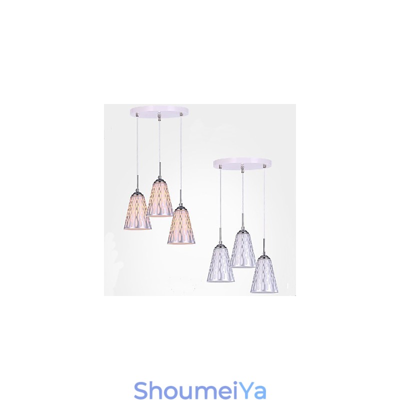 モダンでシンプルなダイニング用天井ランプとランタン